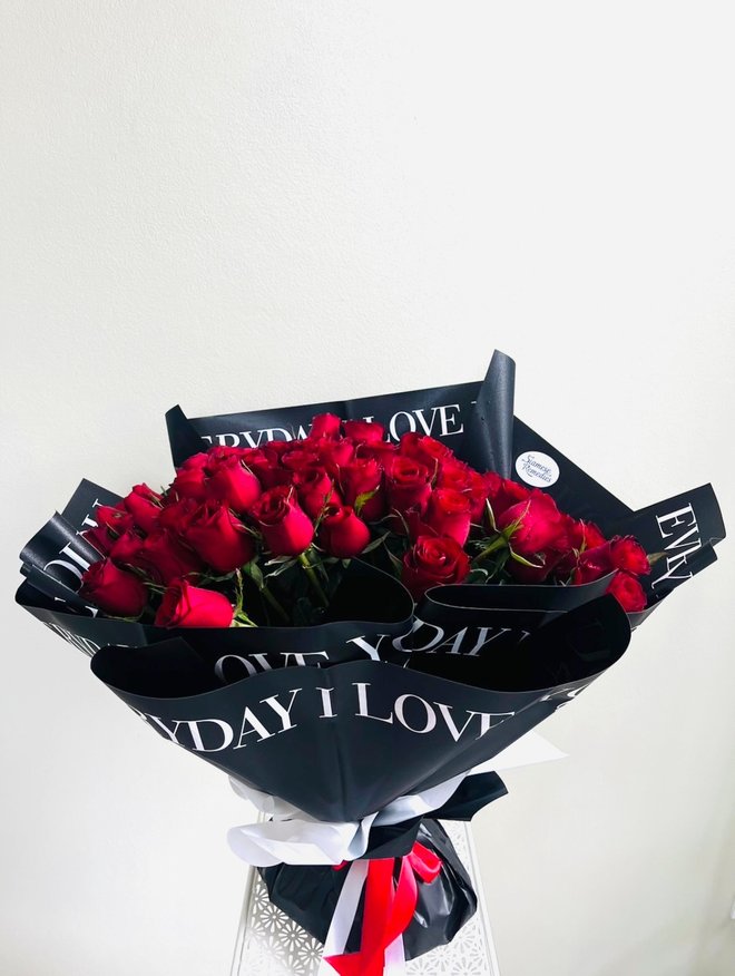 59 red roses