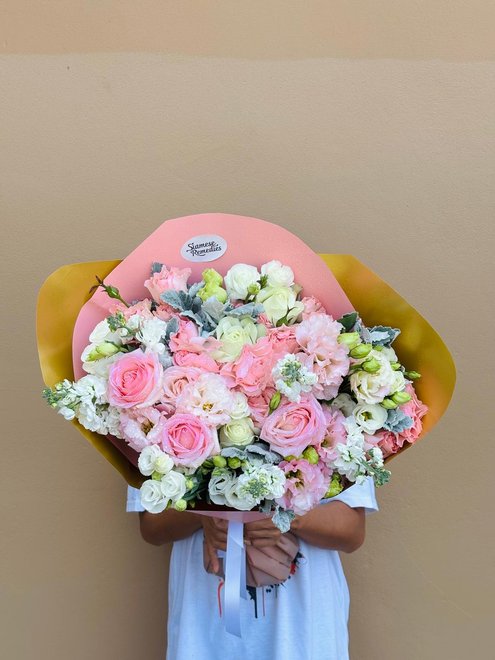 Blush Petal Embrace